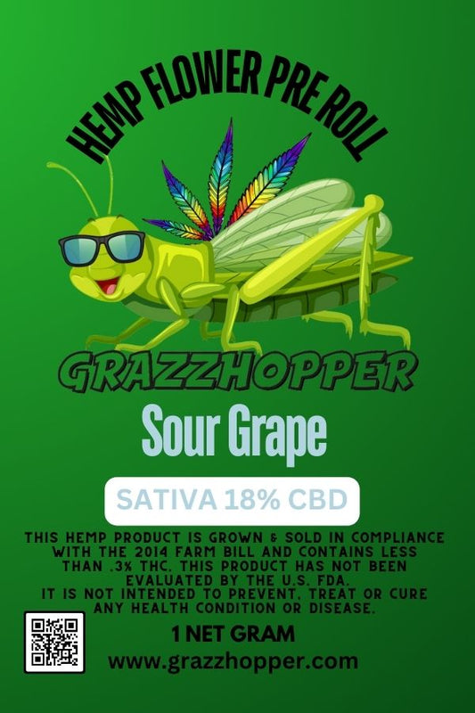 Sour Grape Pre Roll 1 Net Gram